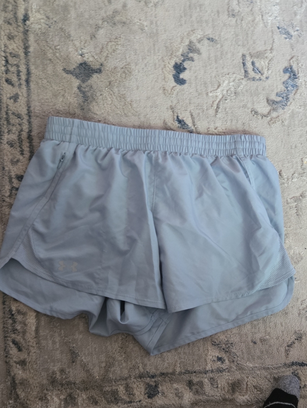 Under Armour Women's Pale Blue Running Shorts
